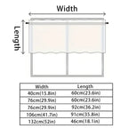 Short Blackout Kitchen & Bathroom Curtain