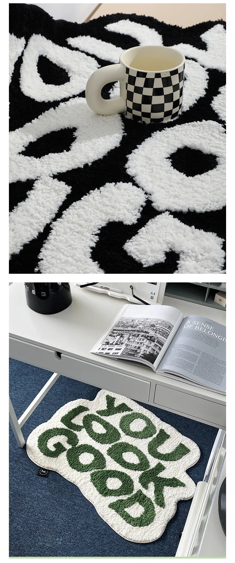 Tufted Statement Accent Rug