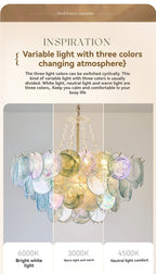 Blue Murano Glass Pendant Chandelier