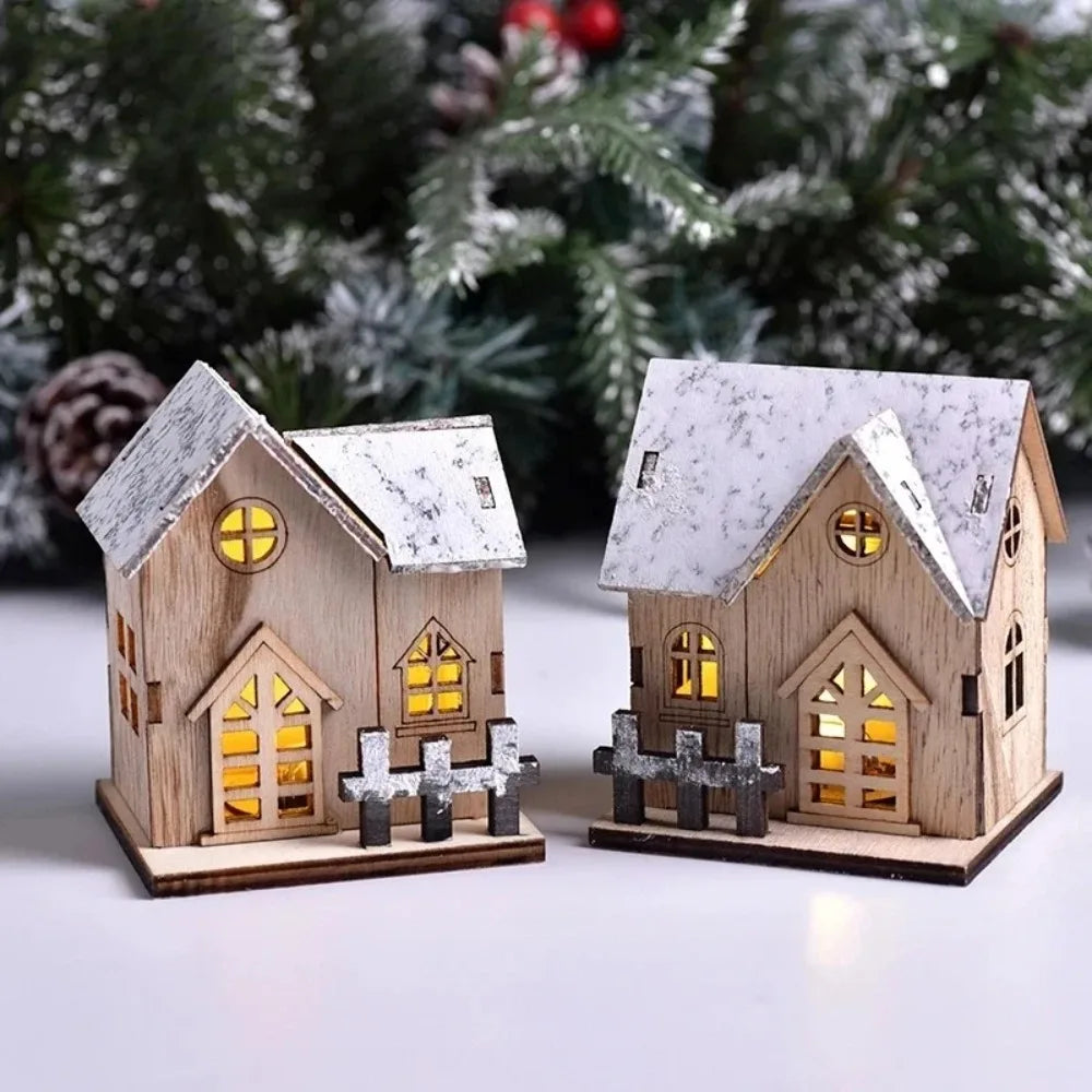 Wood LED Christmas Decor