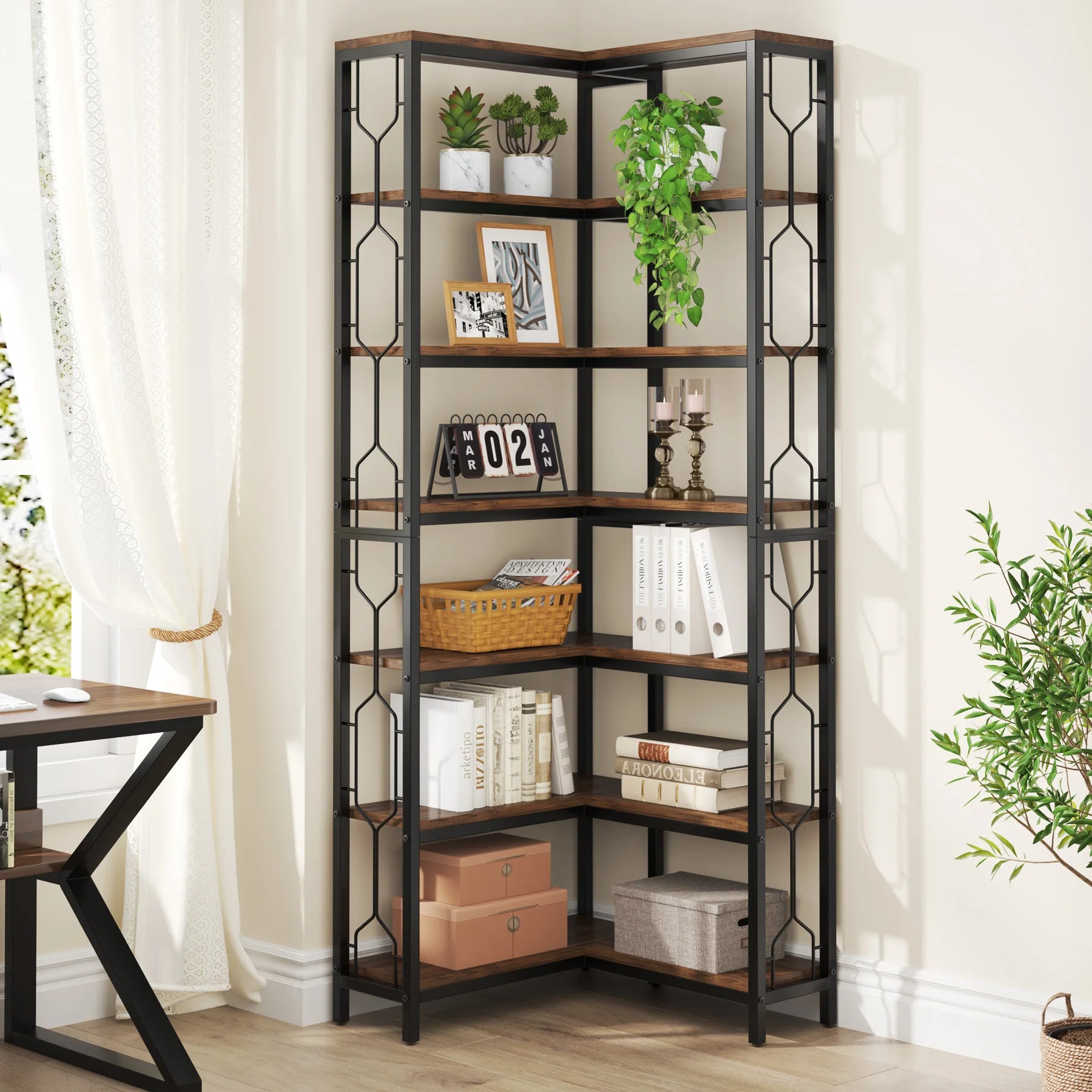 IronEdge 7-Tier Corner Shelf