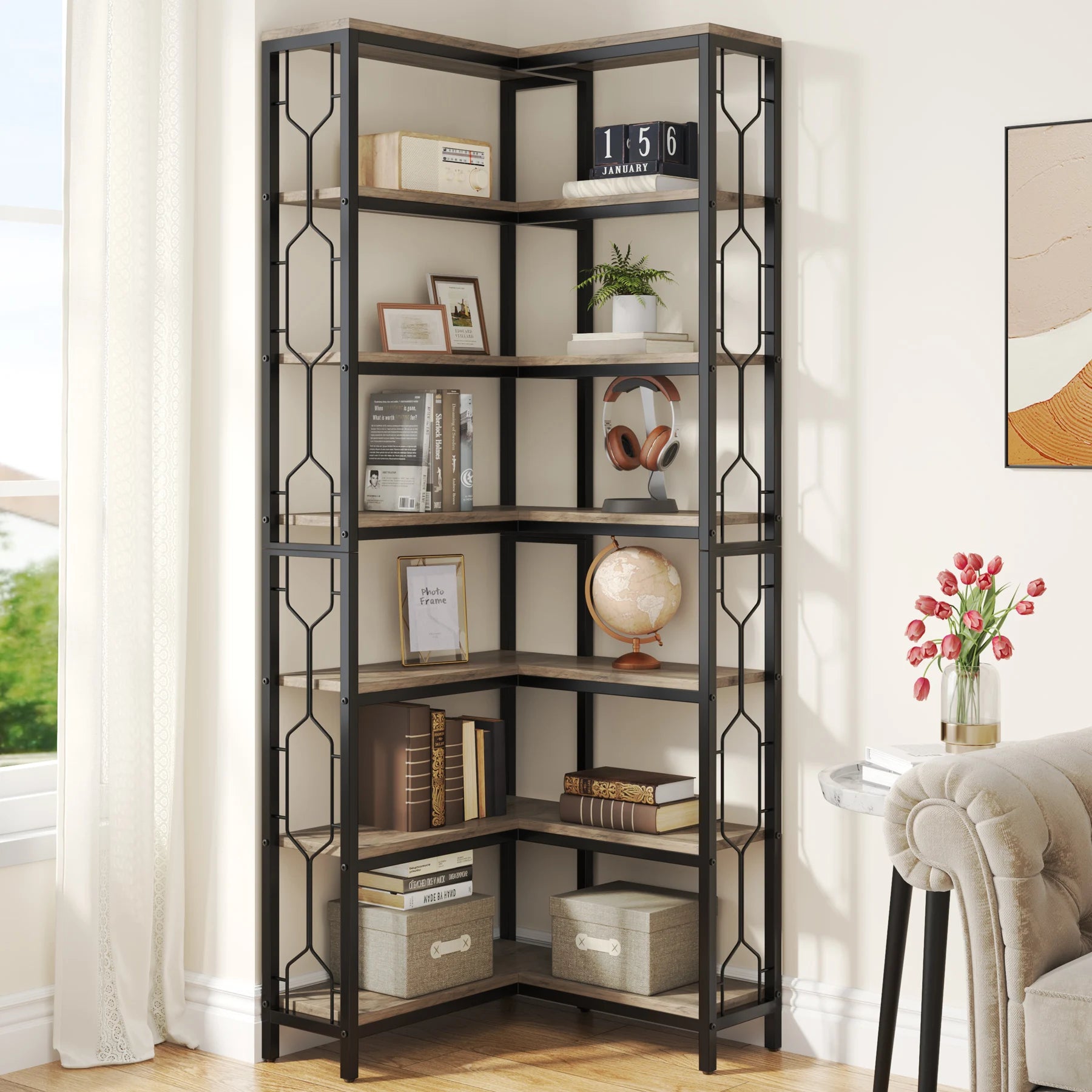 IronEdge 7-Tier Corner Shelf