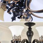 Glass Vintage Chandelier