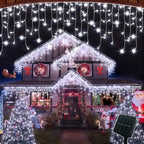 Curtain Solar Outdoor String Lights
