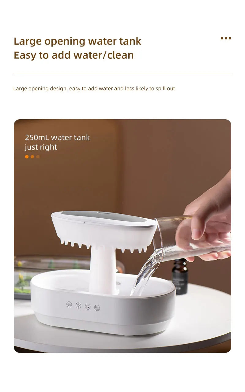 White-Noise Rain Cloud Humidifier