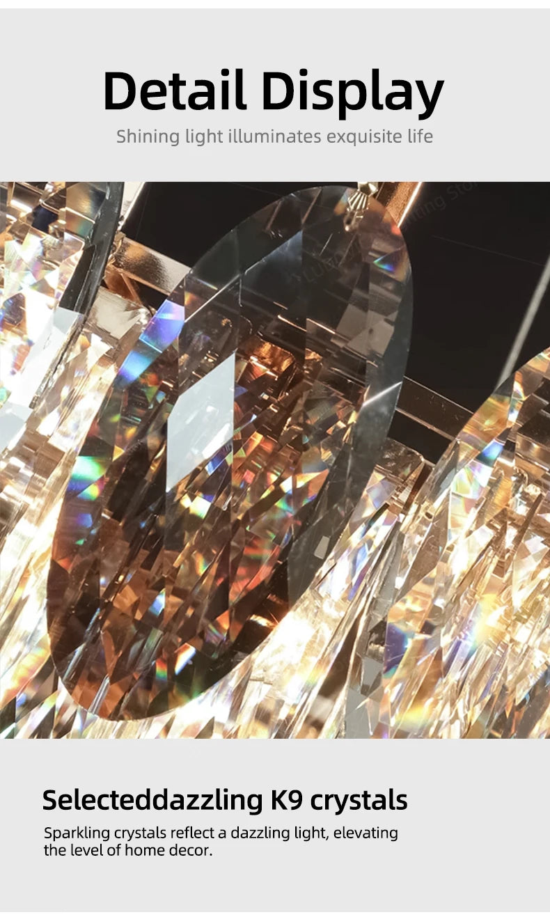 Modern Luxury Crystal Chandelier