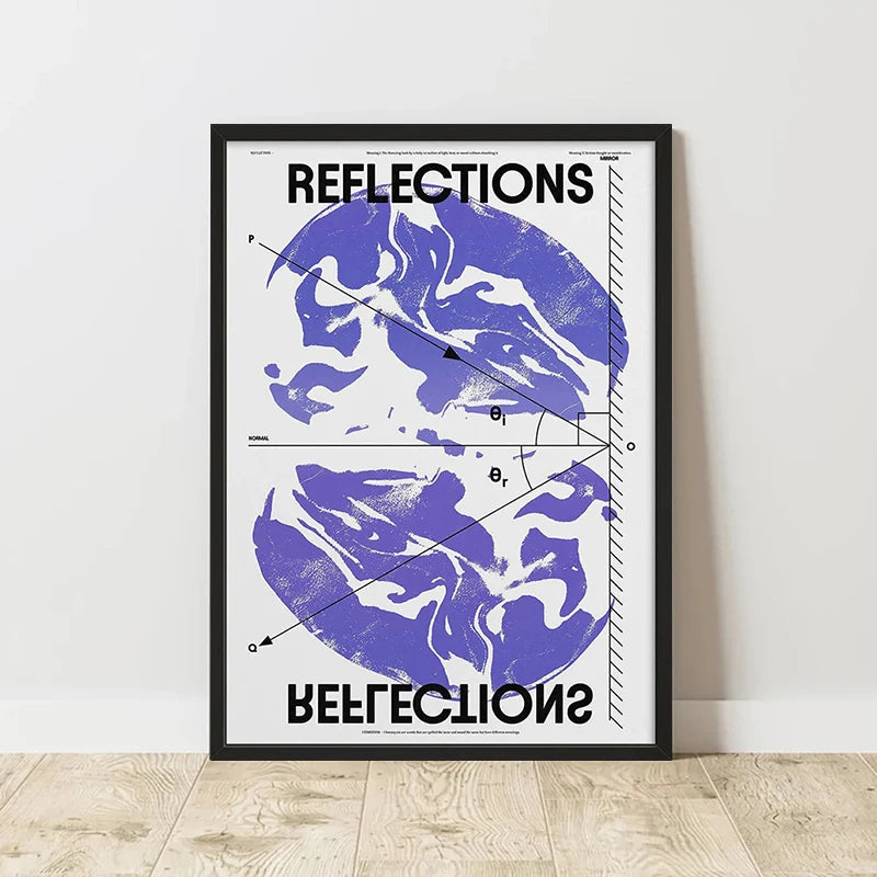 Retro Abstract Composition Canvas Print
