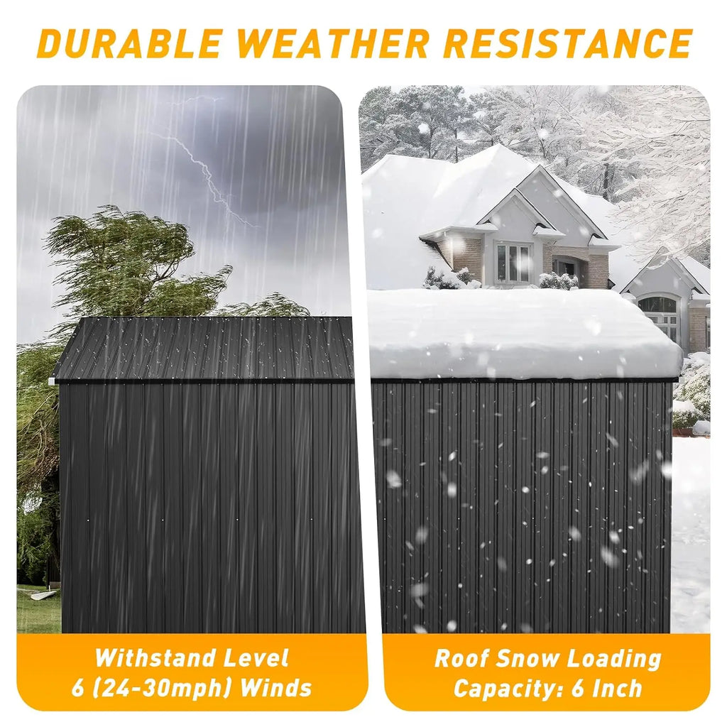 Outdoor Metal Storage Shed
