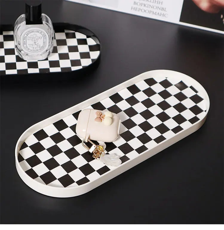 Checkerboard Desktop Valet Tray