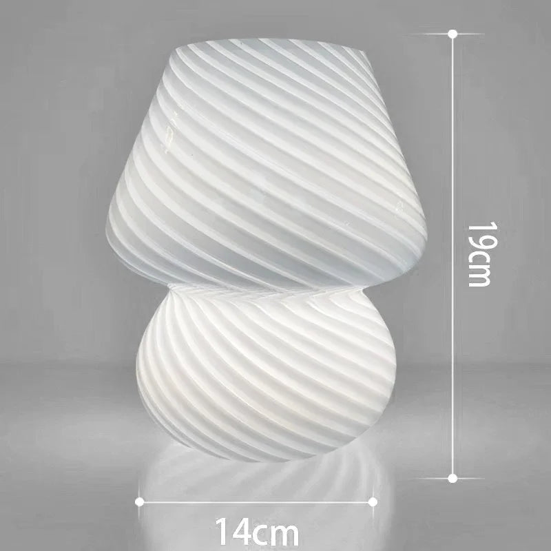 Glass Dimmable LED Table Lamp