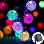Crystal Solar Waterproof Outdoor String Lights