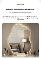 Irregular LED Accent Wall Mirror