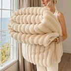 Faux Rabbit Fur Throw Blanket