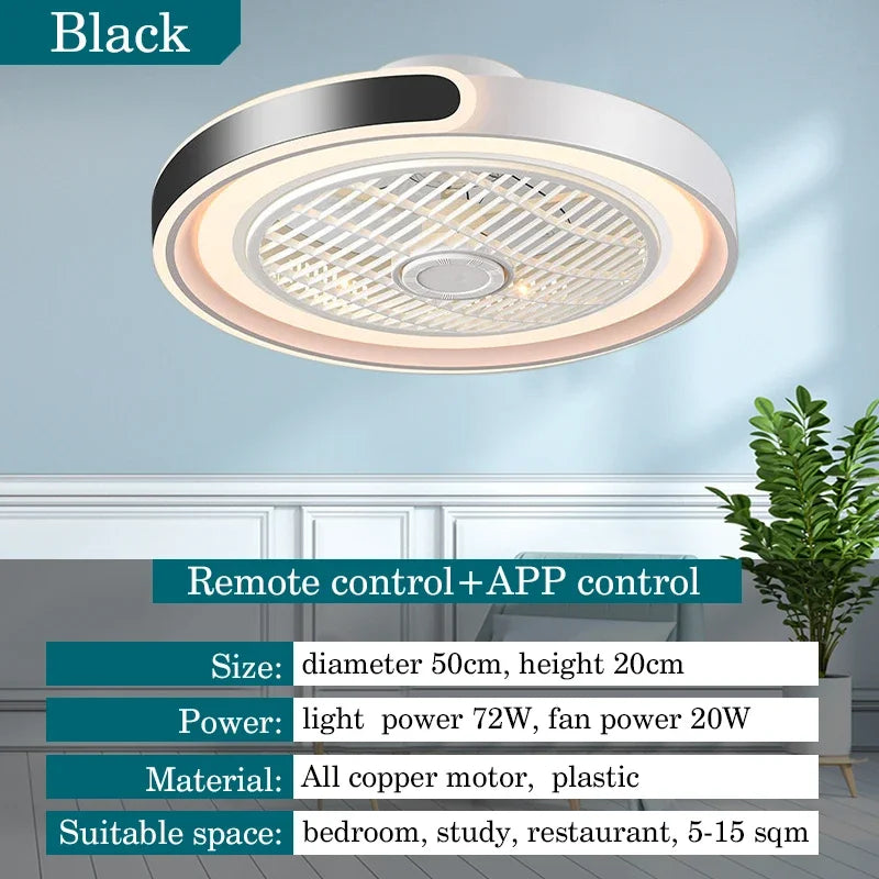 Smart Ceiling Fan with Light