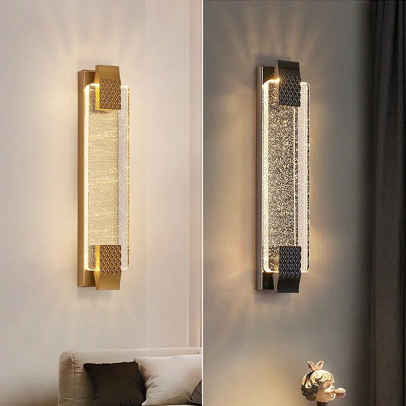 LuxeGlow Crystal Wall Sconce — WESTMERE