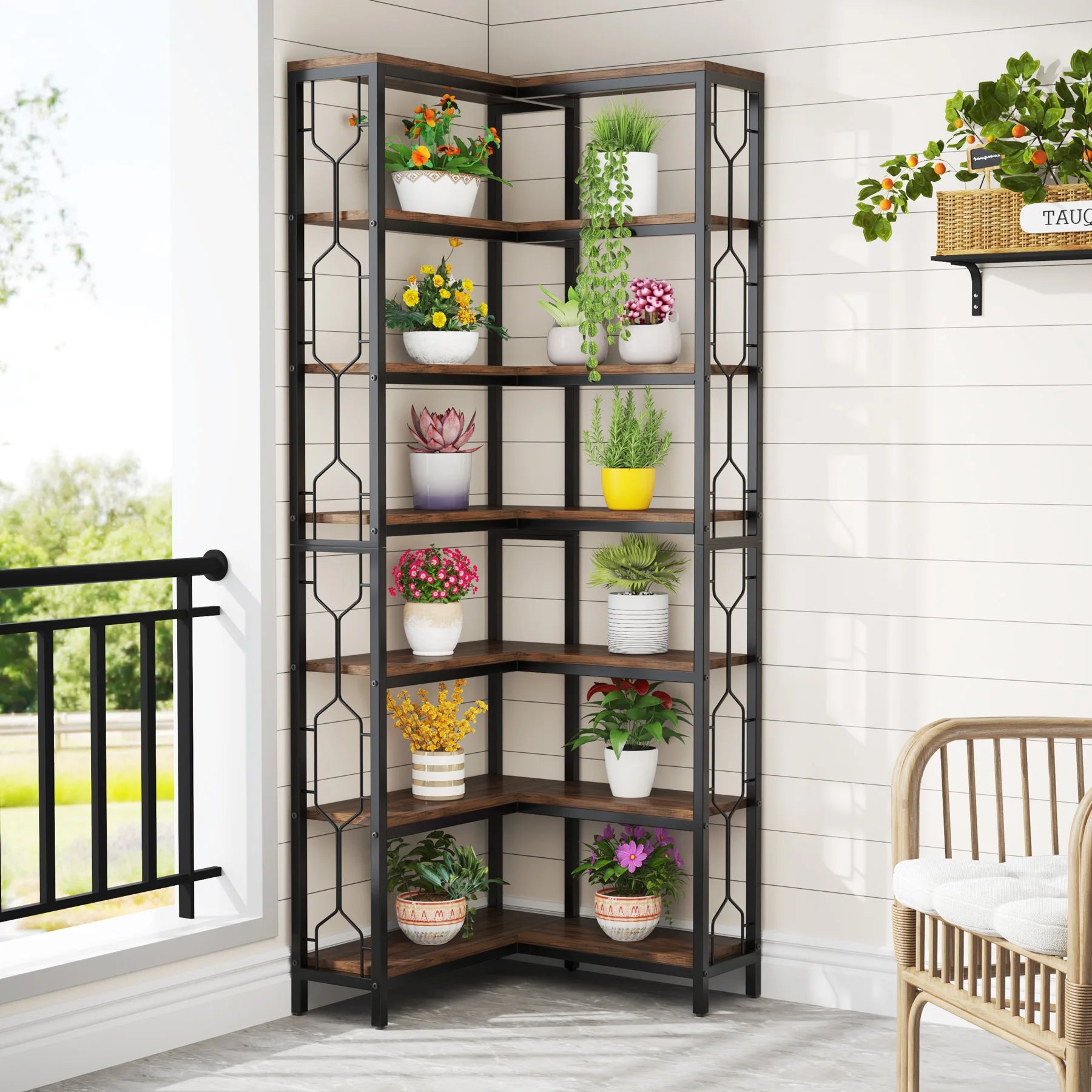IronEdge 7-Tier Corner Shelf