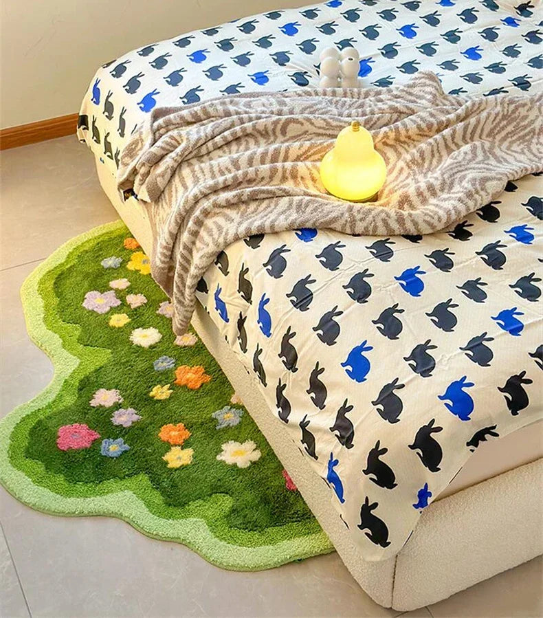 Floral Tufted Accent Rug