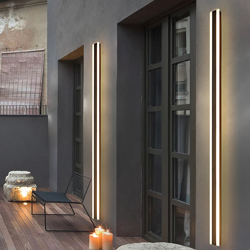 Long Strip IP65 Waterproof Outdoor LED Wall Light