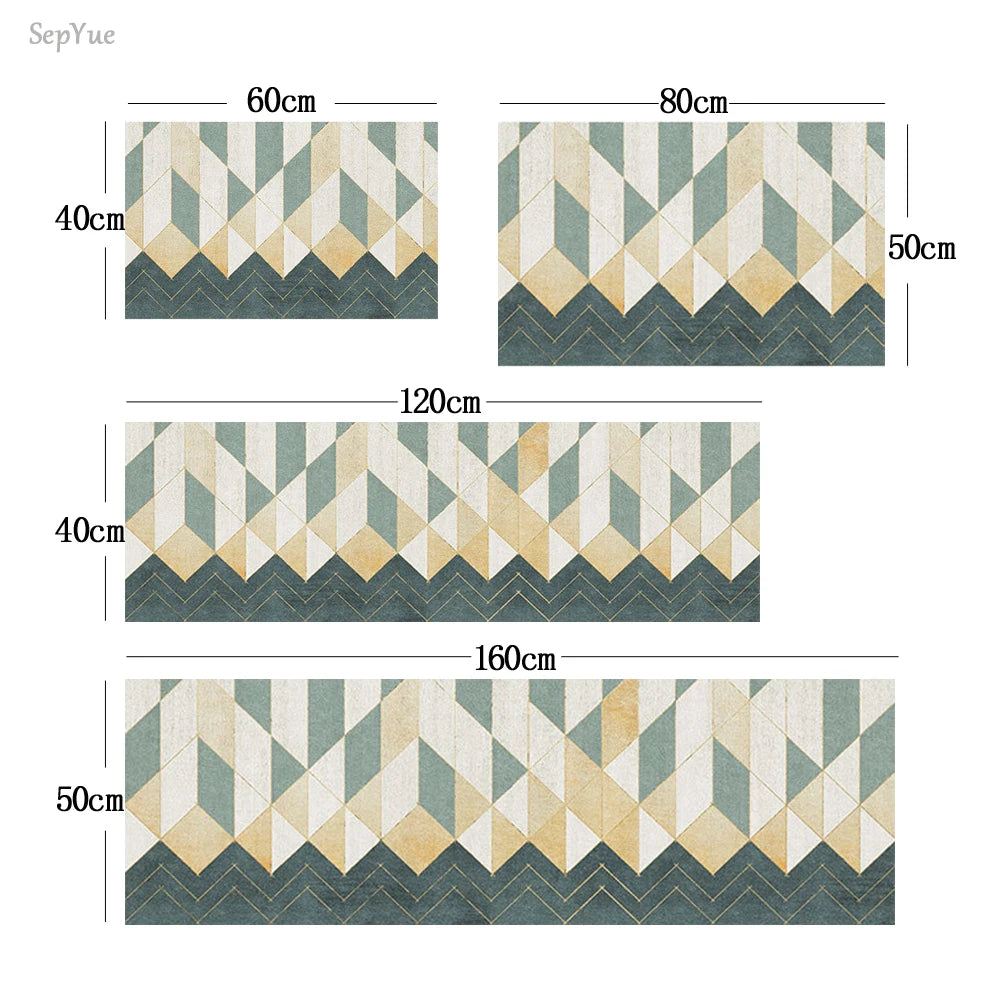 Crystal-Velvet Absorbent Kitchen Runner