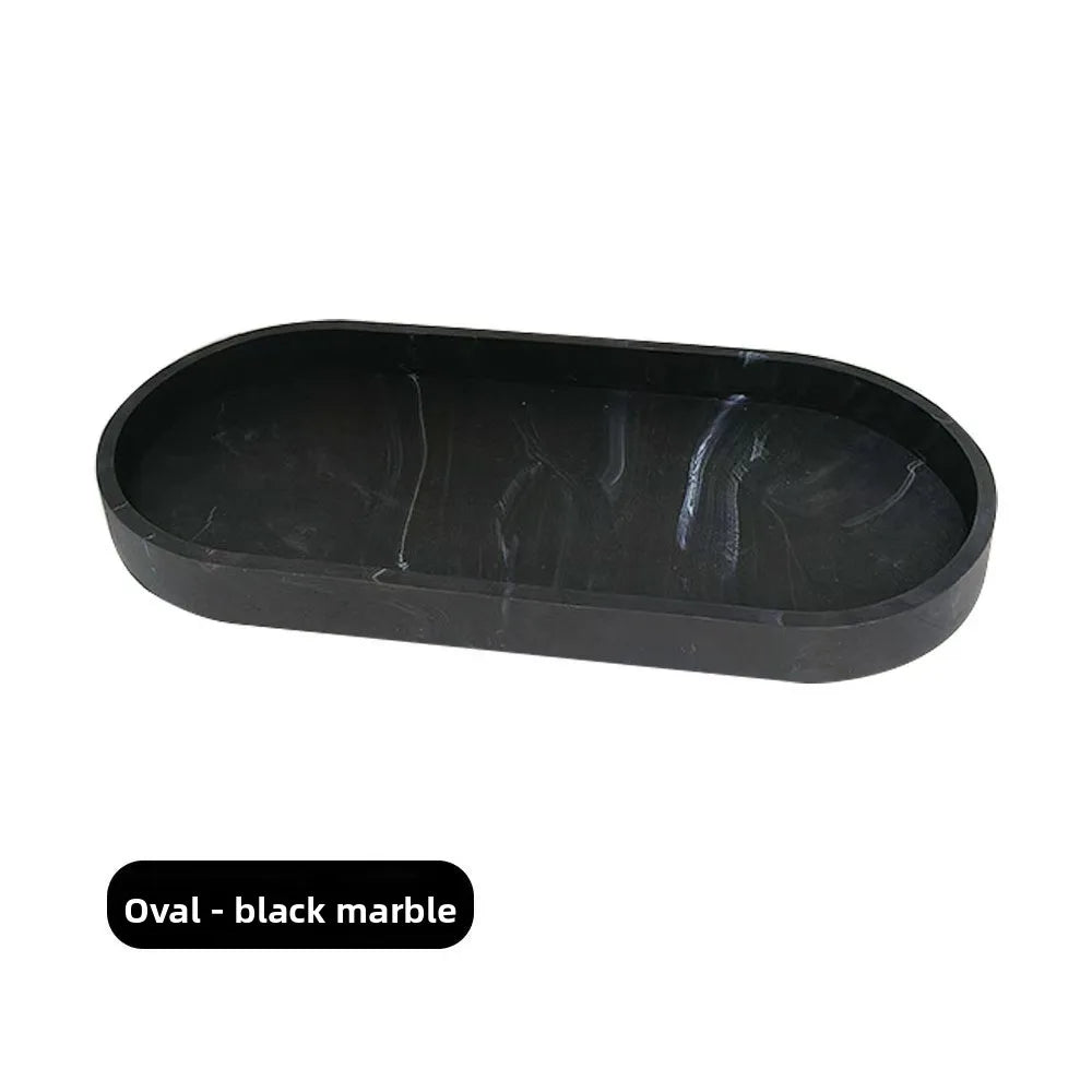 Silicone Wave-Edge Vanity Tray