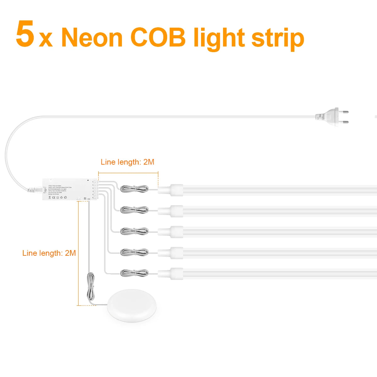 Acoustic Wall Panel LED Light Kit
