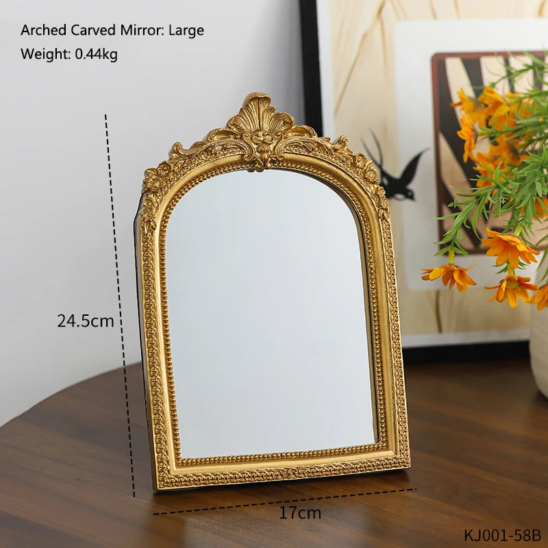 Vintage Arched Wall Mirror