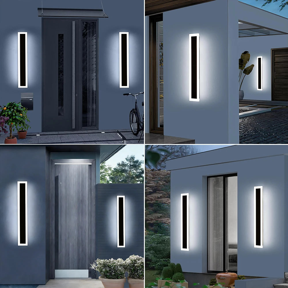 Acrylic Solar Waterproof Wall Light