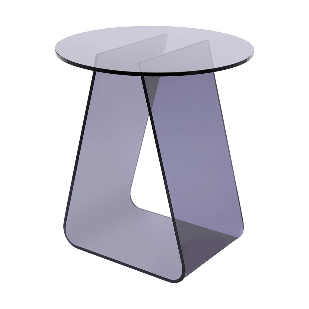 Clear Acrylic Round Side Table