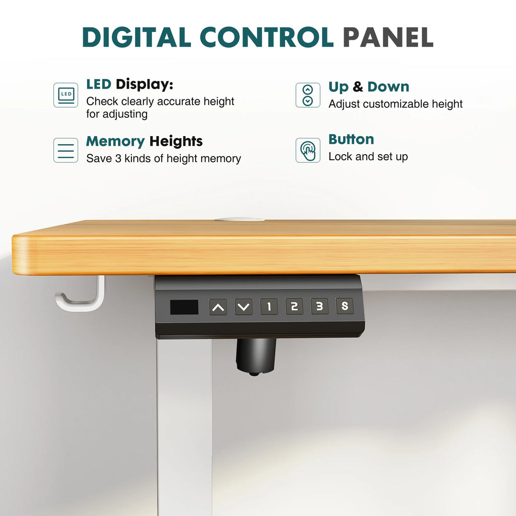Electric Adjustable Home Office Desk