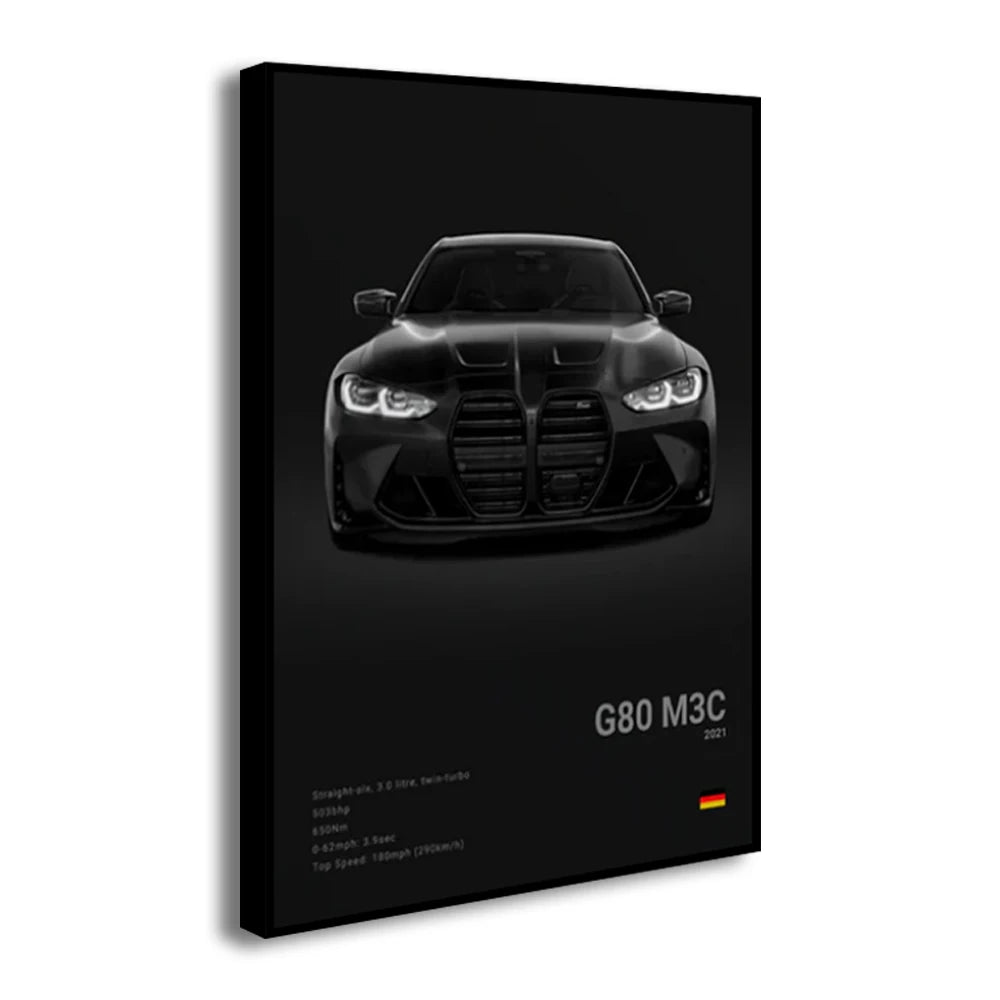Classic Performance Car Canvas Print