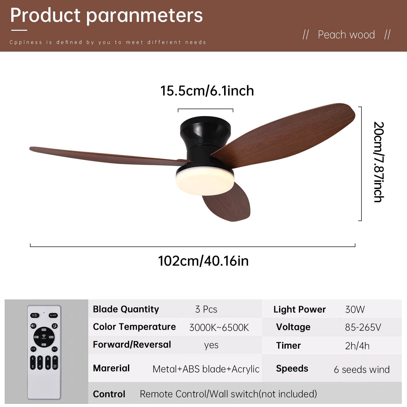 AirFlow Ceiling Fan Light