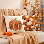 Vintage Pumpkin Fall Pillow Covers