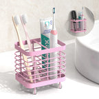 Toothbrush Holders for Bathroom Stainless Steel Electric Toothbrush Holder Wall Mounted Shower Toothbrush Toothpaste Holder
