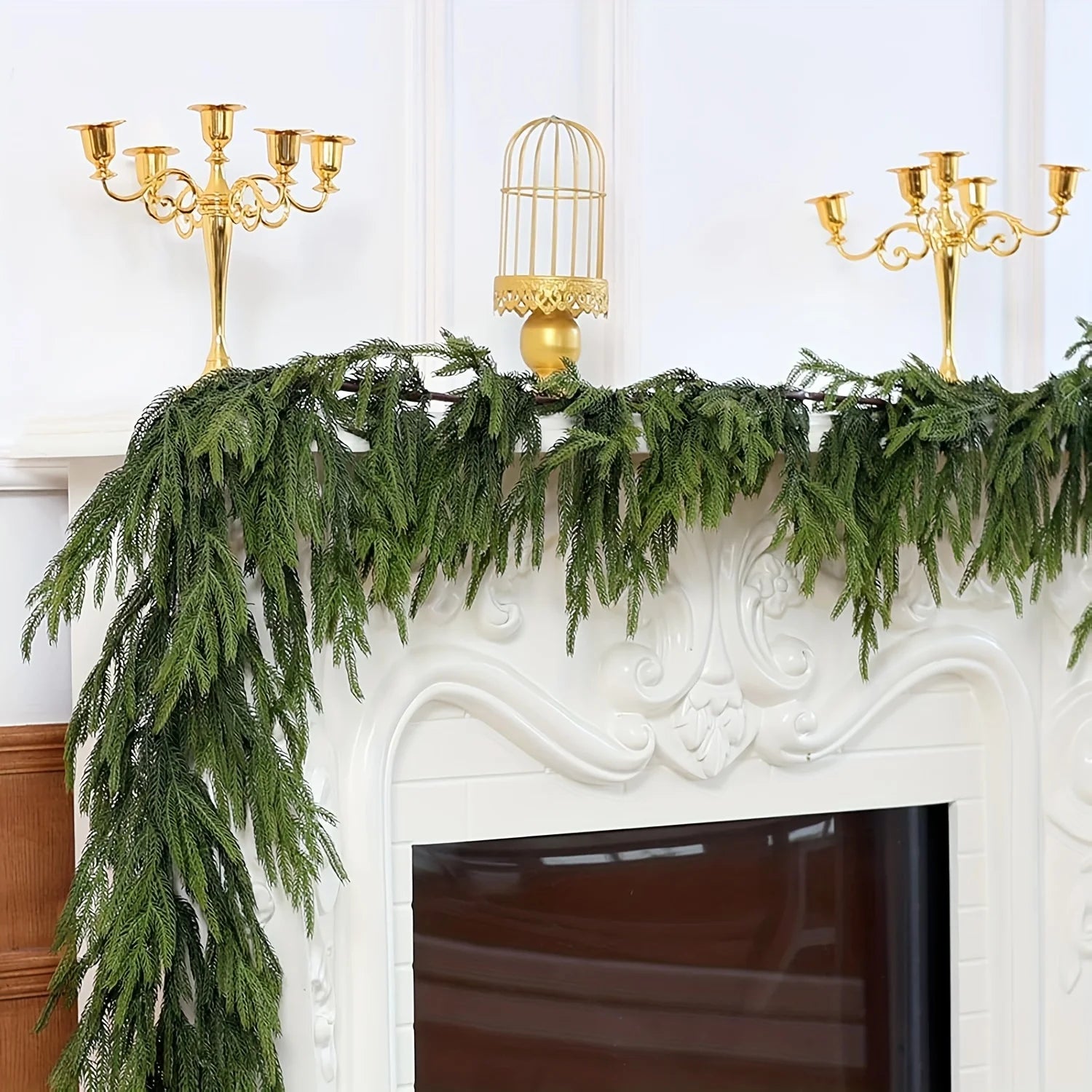 Classic Real-Touch Norfolk Pine Garland