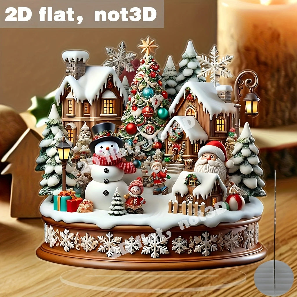 Winter Wonderland Christmas Village Display
