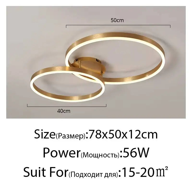 Circle LED Chandelier