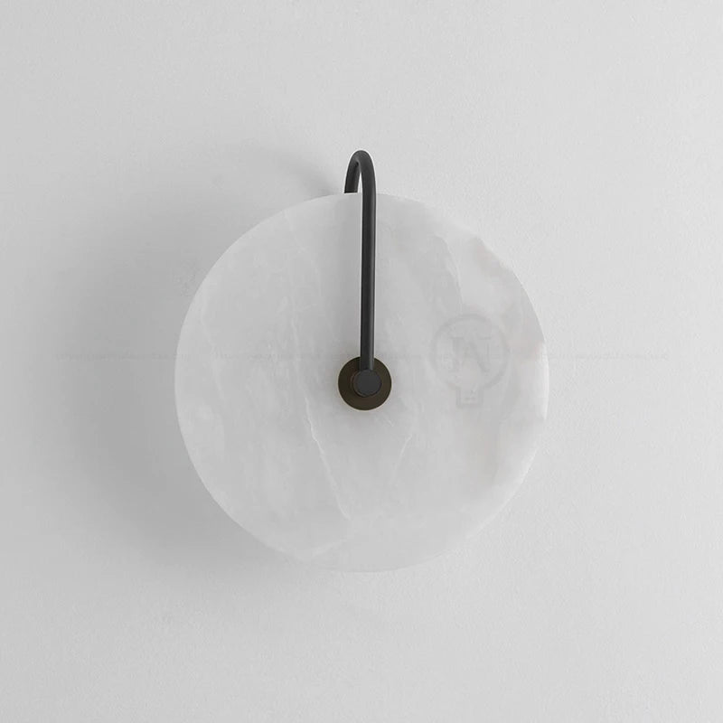 Circular Marble LED Wall Light