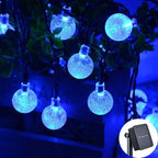 Crystal Solar Waterproof Outdoor String Lights