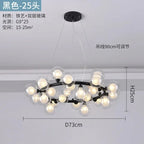 Glass LED Chandelier