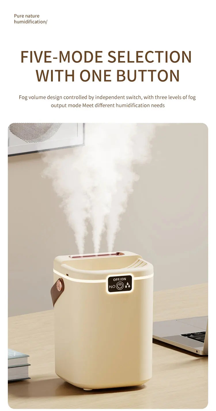 2L Triple-Nozzle Ultrasonic Humidifier