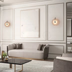 Circular Marble LED Wall Light