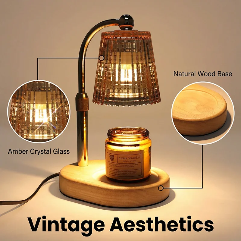 Timer-Control Candle Warmer Lamp