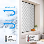 Winter Thick Blackout Curtains – Insulated Room-Darkening, Noise-Reducing & Energy-Saving Panels for Bedroom and Living Room