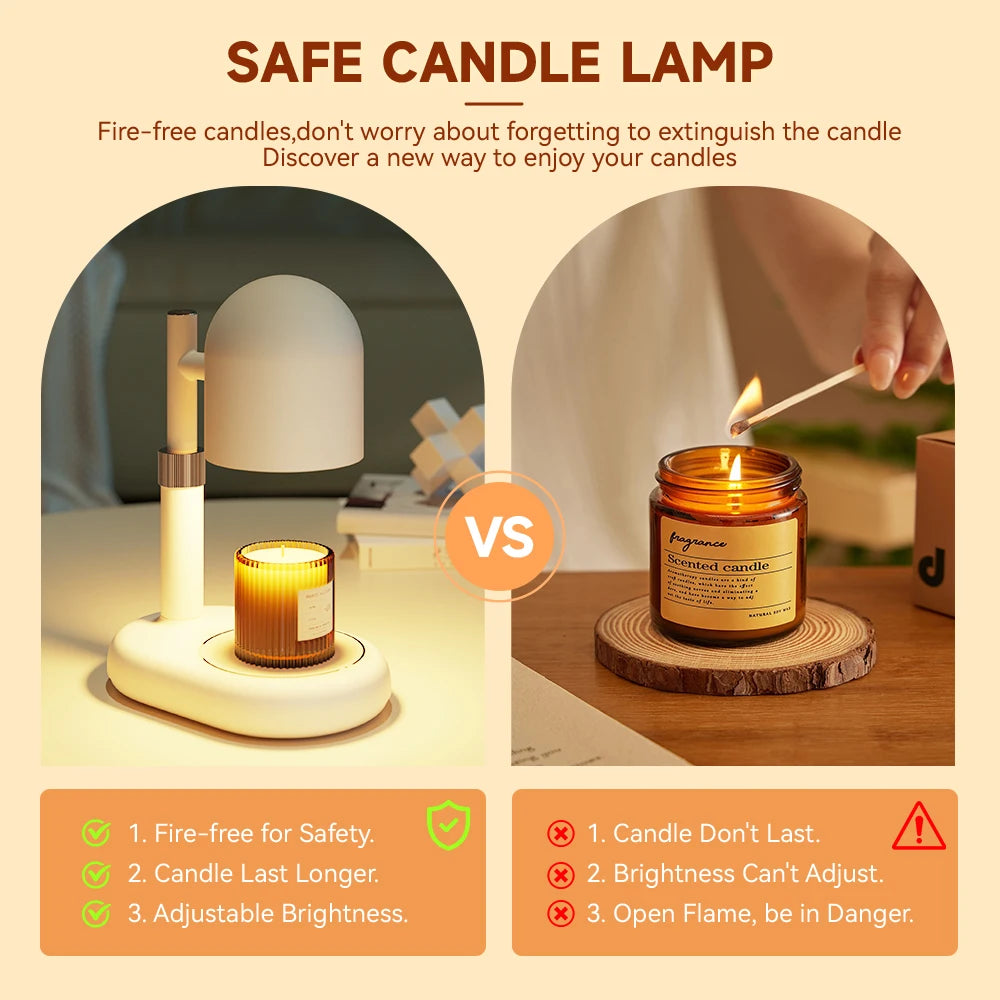 Dimmable Candle Warmer Lamp