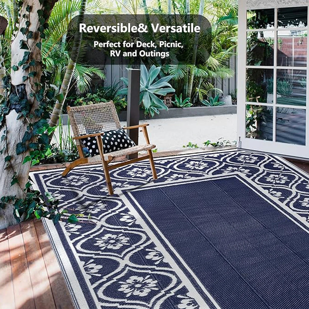 Reversible Woven Patio Rug
