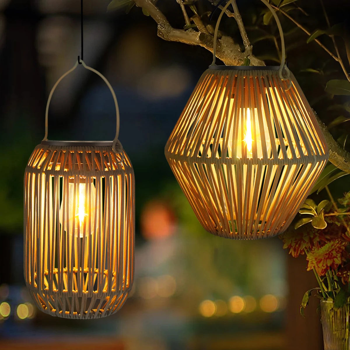 Boho Solar Waterproof Decorative Lantern