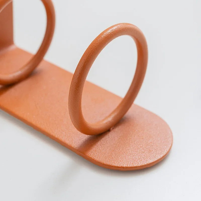 Traceless Wall-Mounted Electric Toothbrush Holder Punch-free Razor Circular Holders Storage Shelf Bathroom Toothbrush Organizer