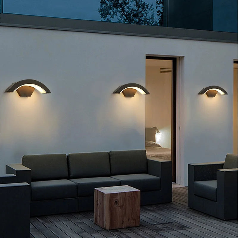 Motion-Sensor Outdoor Wall Light