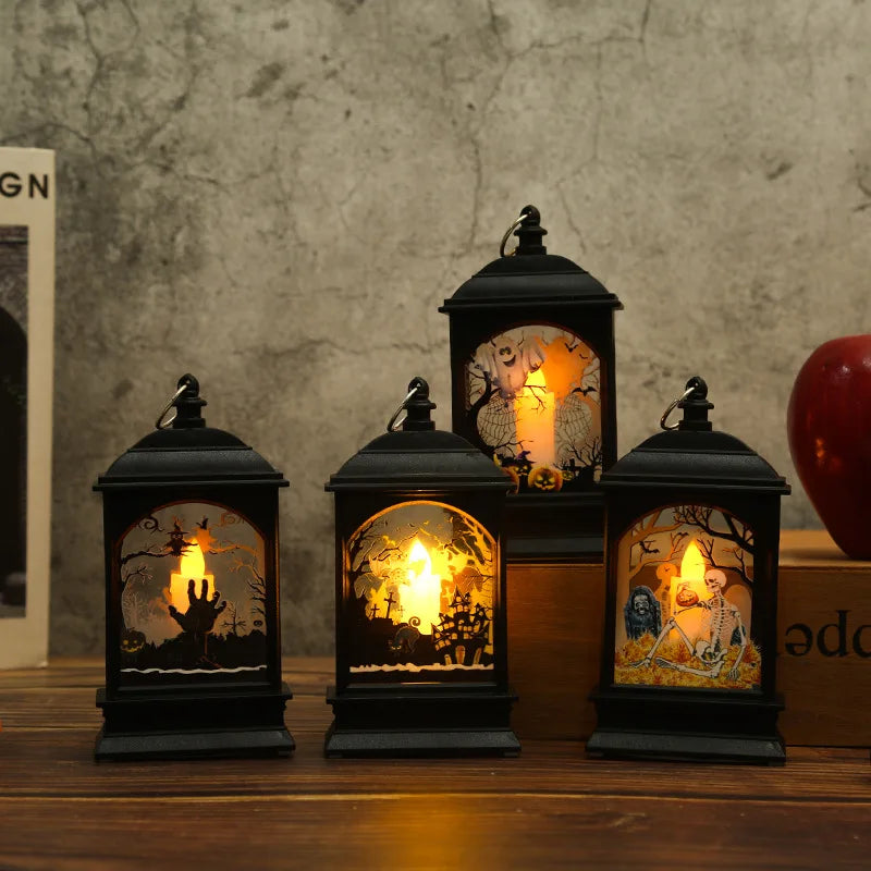 Haunted Scene LED Lantern — WESTMERE