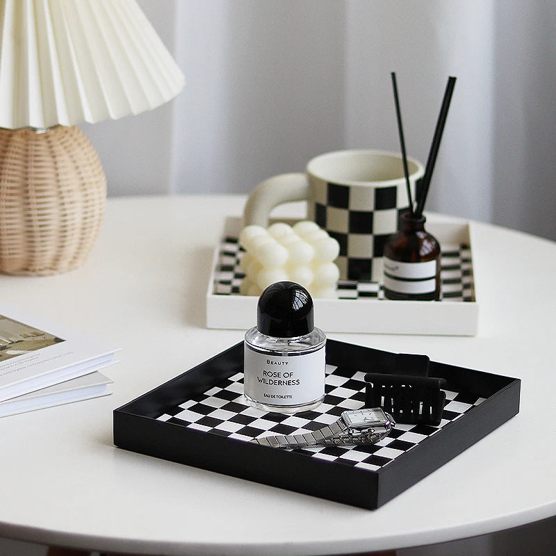Checkerboard Desktop Valet Tray — WESTMERE